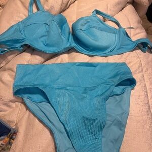 Aerie Vibrant Aqua Bikini Set